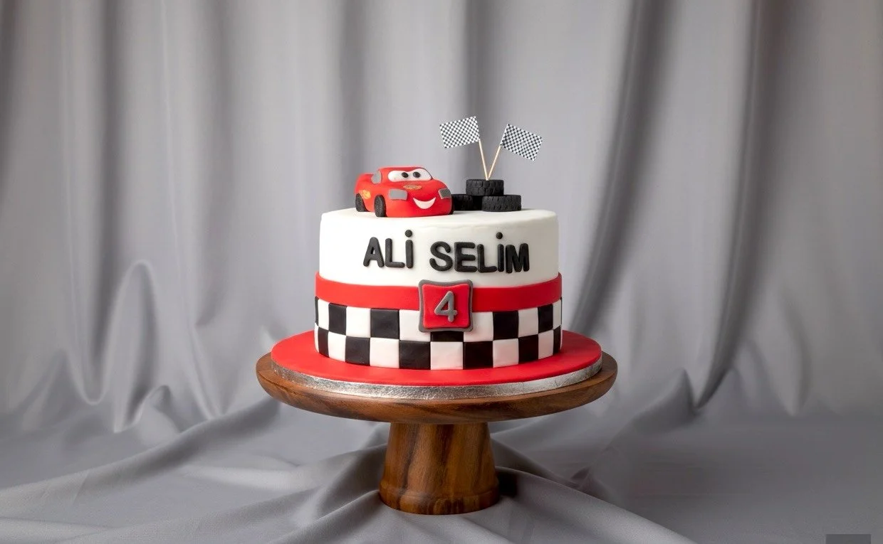 Disney Cars Lightning McQueen children's birthday cake Cambridge